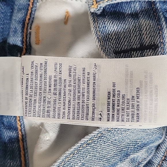 Abercrombie Kids Jean Shorts Distressed So Cute - Picture 11 of 11